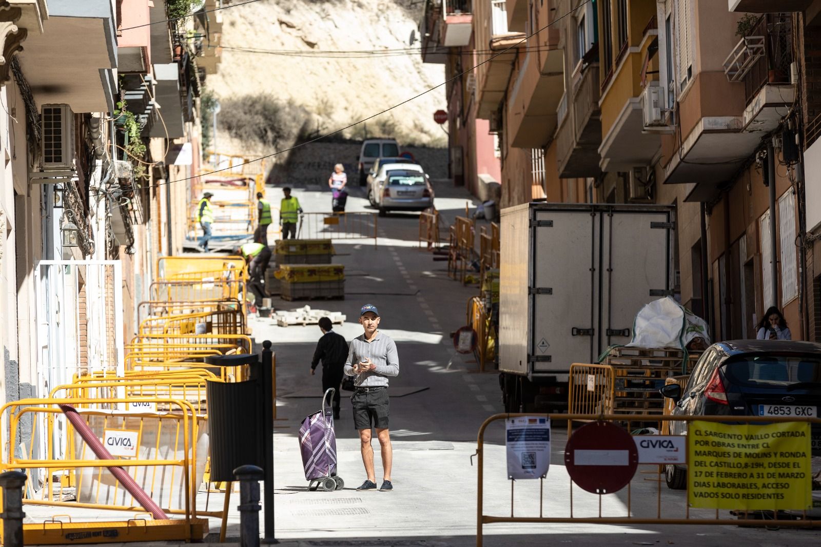 Obras en la zona centro de Alicante y su entorno, en marcha esta Semana Santa