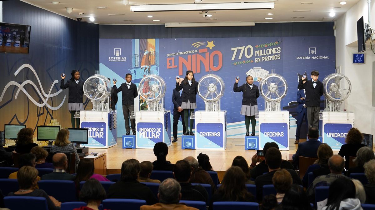 Tercer premio de la Lotería del Niño 2024.