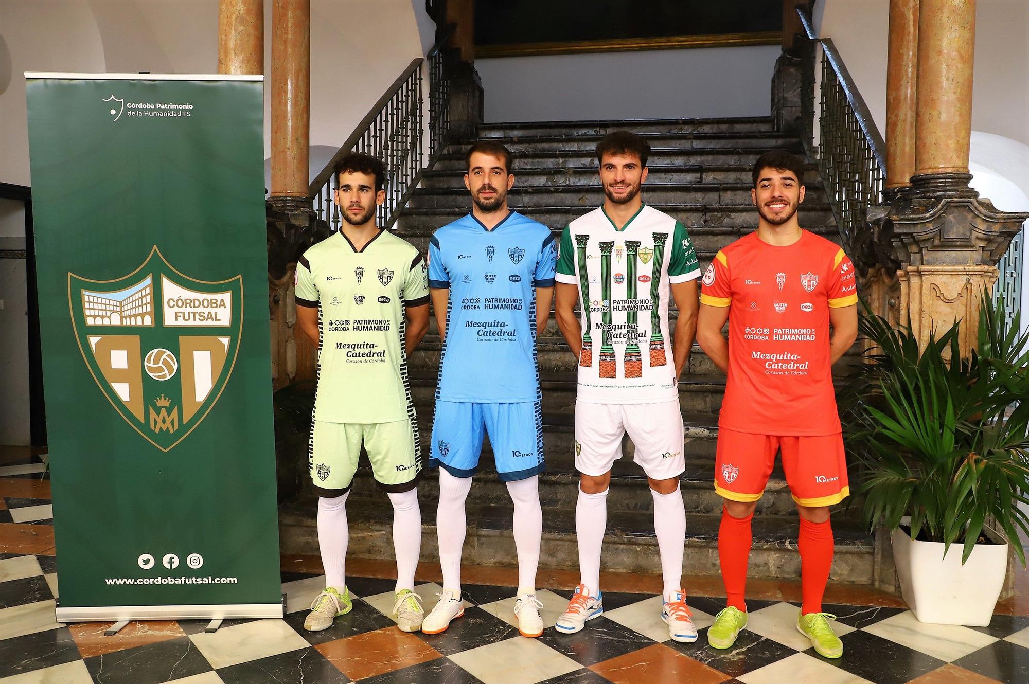 Así son las camisetas del Córdoba Futsal para la temporada en Primera División