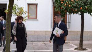 MERIDA. ASAMBLEA DE EXTRAMADURA VOTACIONES MESA