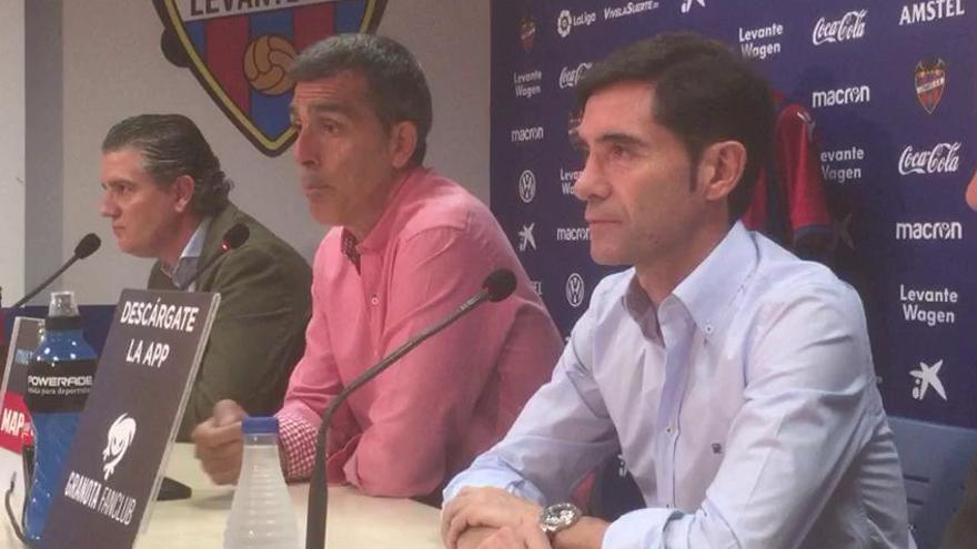 Muñiz y Marcelino, en la previa del Derbi