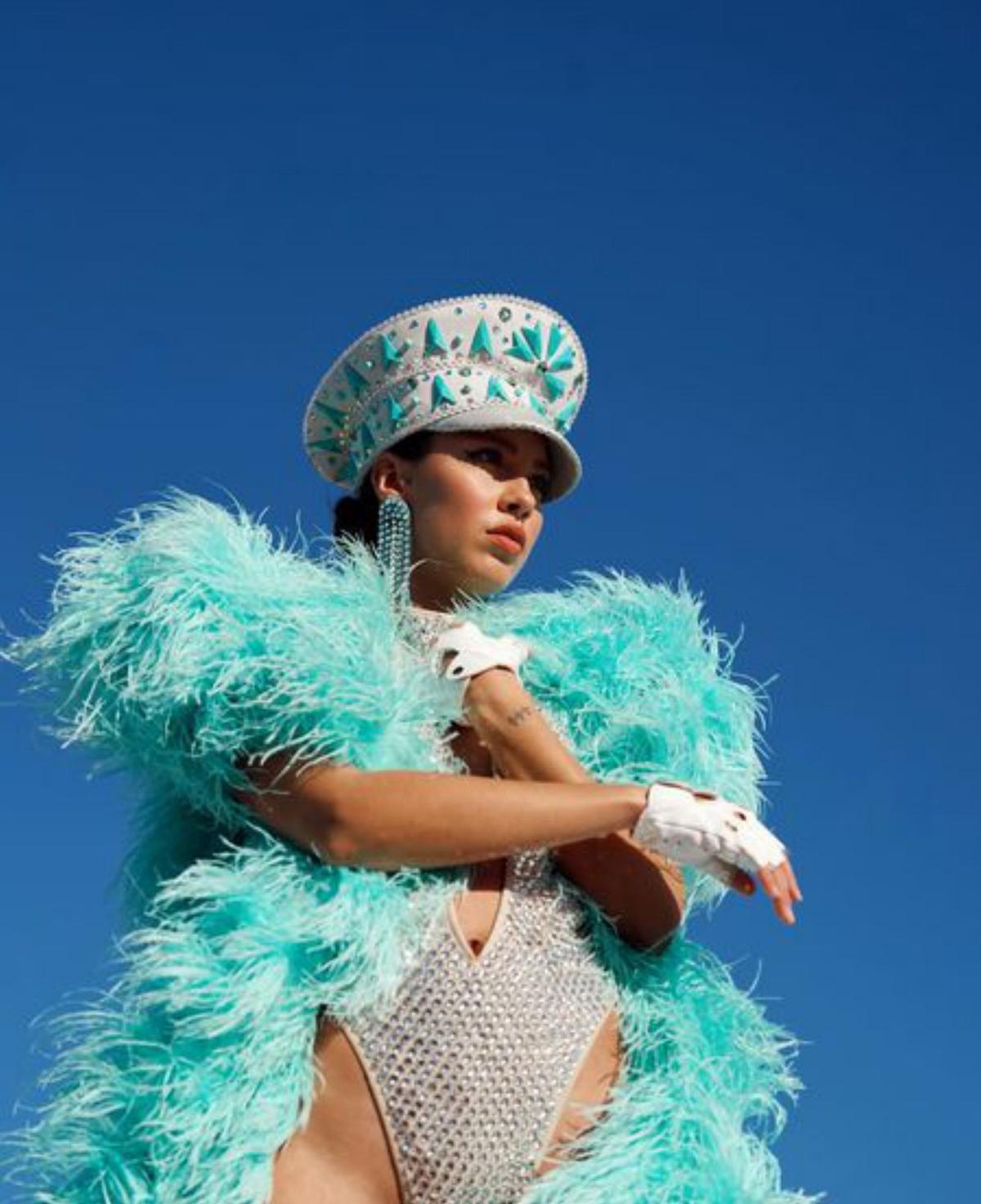 Una de las bailarinas de Nassau.
