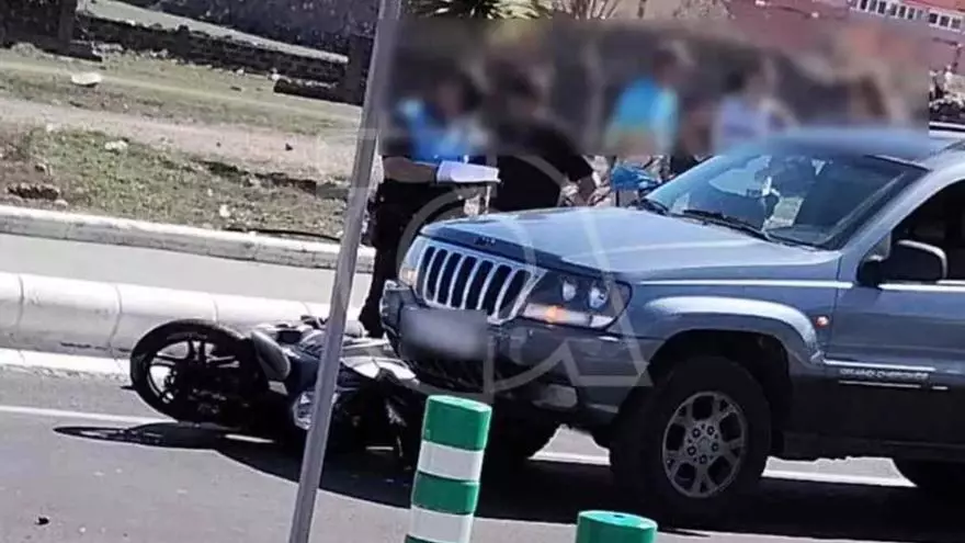 Muere un motorista en Telde