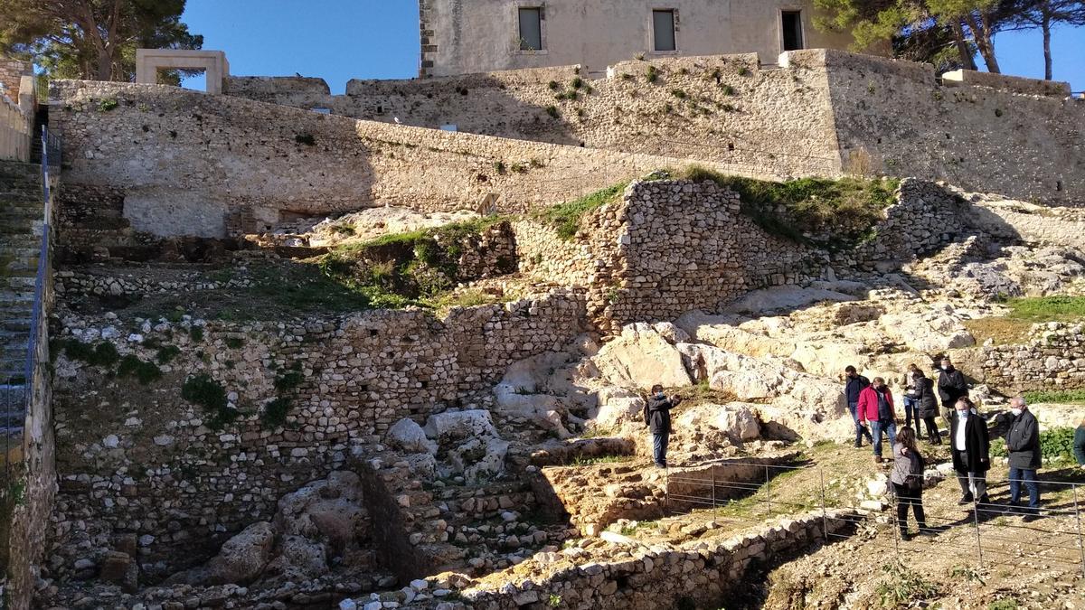 El Verger Alt, espai recuperat ara i que, en el segle XI, va allotjar cases de tipus andalusí