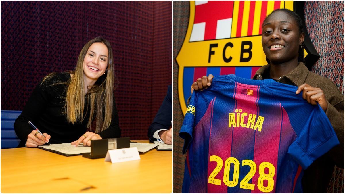 El primer gol de Clara Serrajordi con el primer equipo del Barça