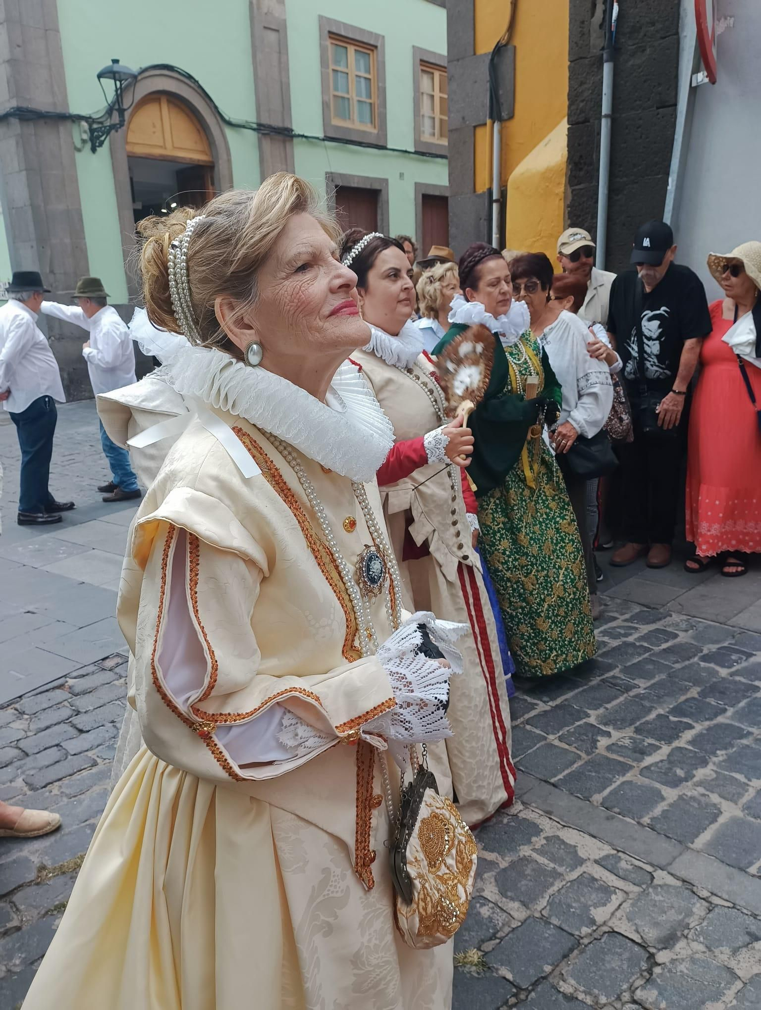 Viaje en el tiempo escenificado a la cuna de las 3 Palmas en Vegueta