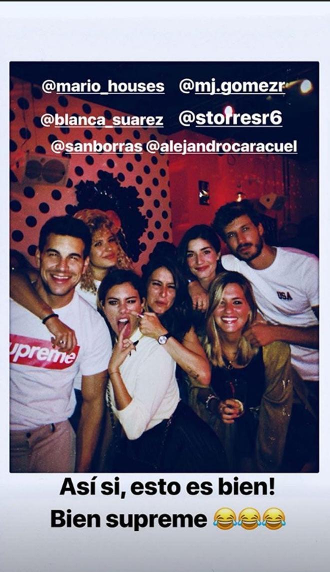 Blanca Suárez y Mario Casas, de fiesta por Madrid