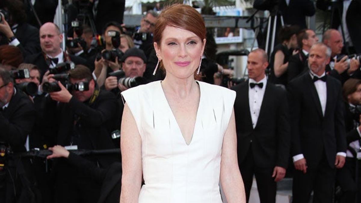 Julianne Moore, en la alfombra roja del Festival de Cannes.