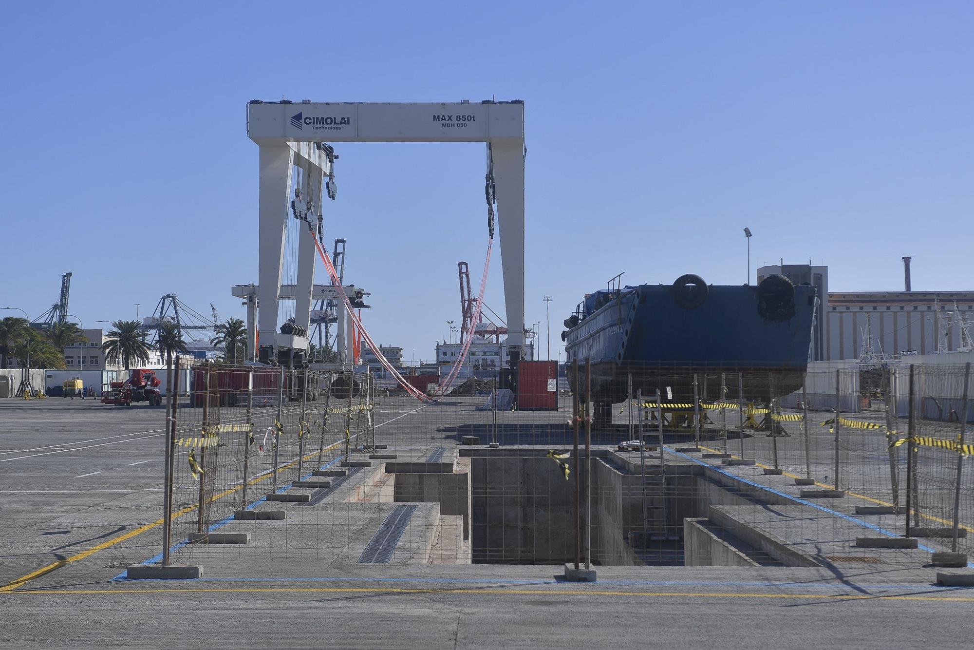 Embarcaciones en el nuevo taller de megayates