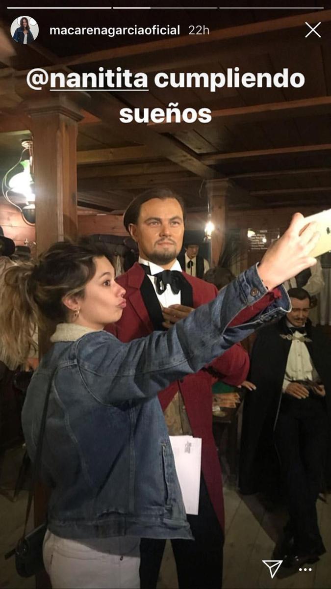 Anna Castillo se hace un selfie con Leonardo DiCaprio de cera