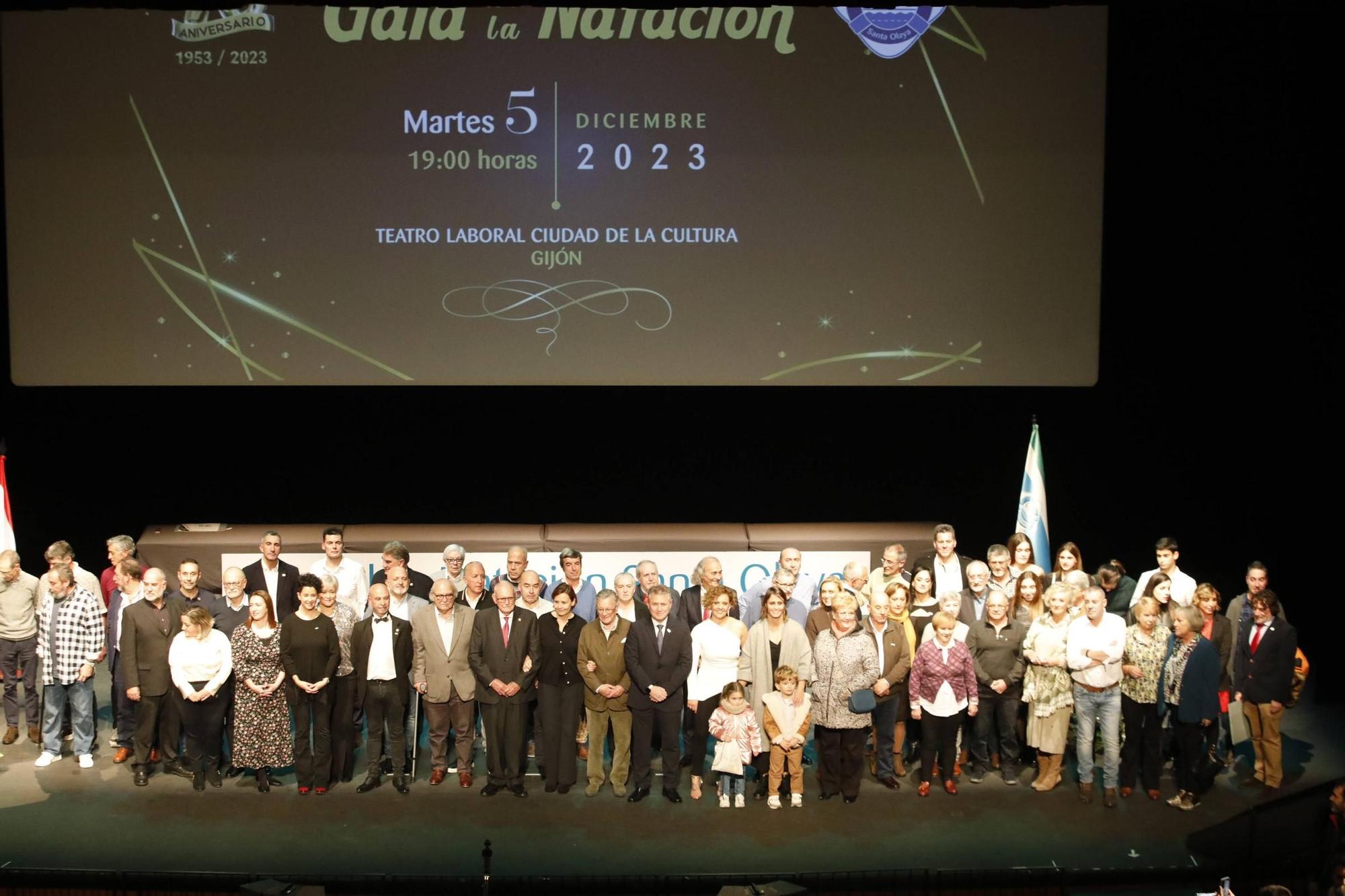 Así fue la gala por los 70 años del Club de Natación Santa Olaya (en imágenes)