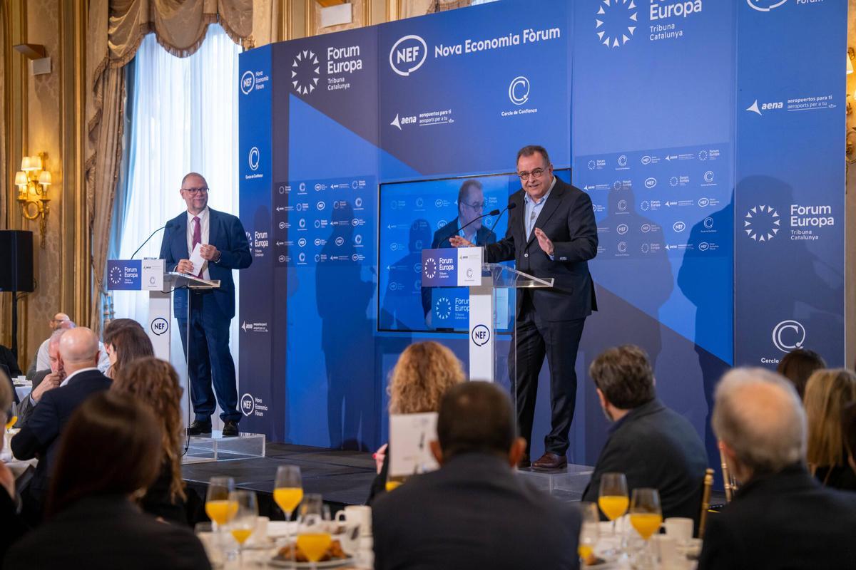 Conferencia de Albert Sáez, director de EL PERIÓDICO,  en Europa Tribuna Catalunya