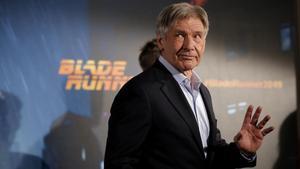 Harrison Ford, en Madrid, donde ha presentado a la prensa ’Blade runner 2049’, que se estrena el 6 de octubre.