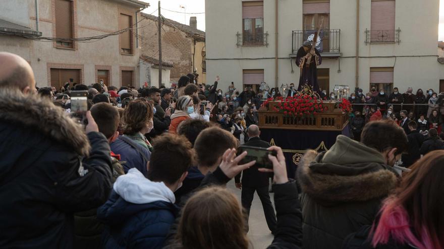 El Nazareno de San Frontis sube este jueves a la Catedral de Zamora