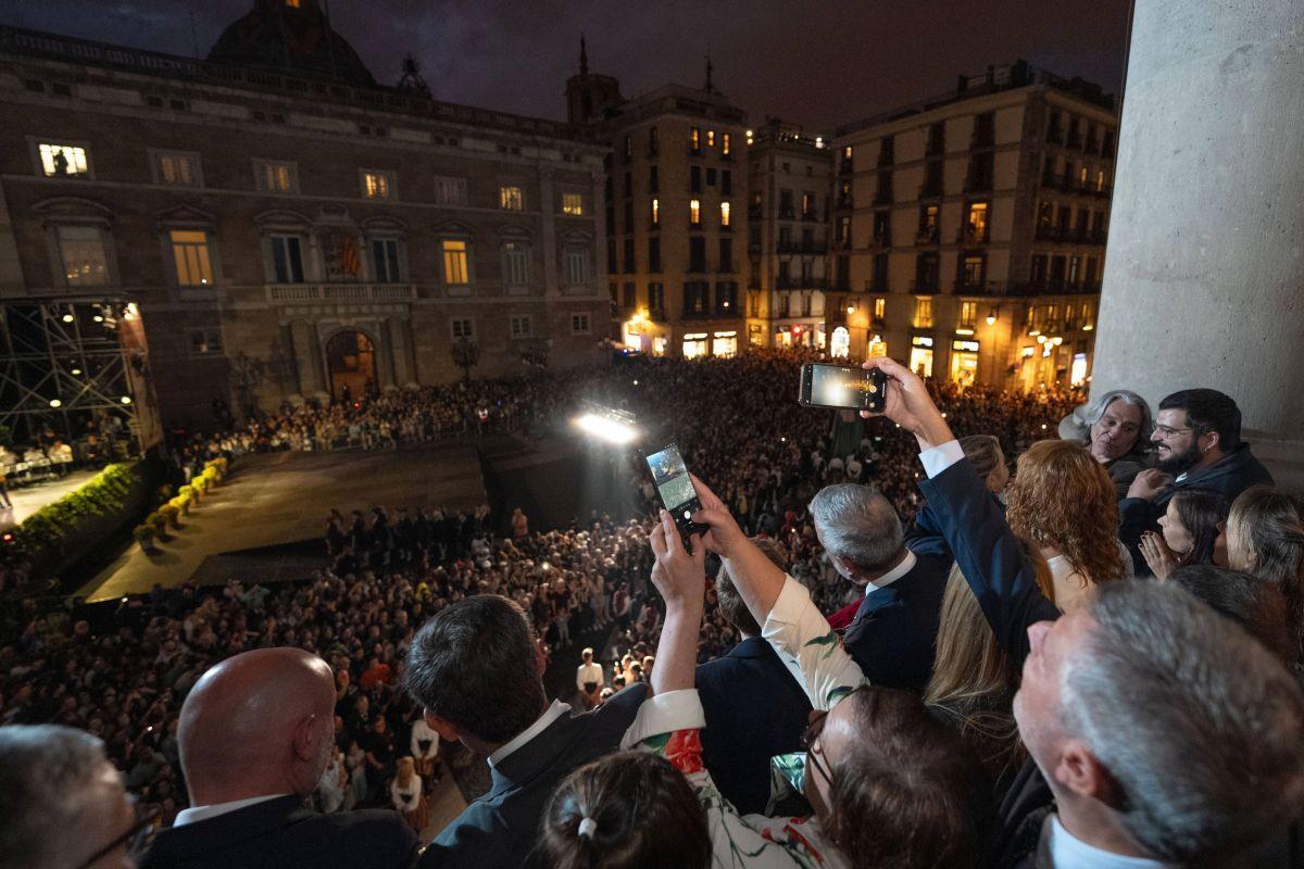 Emma Vilarasau, pregonera de la Mercè, da comienzo a la fiesta