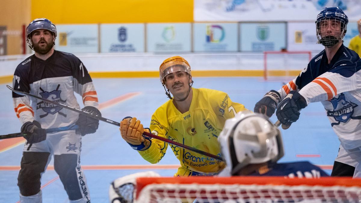 Andreu Tomàs en el partido del Molina ante el Barcelona Tsunamis.