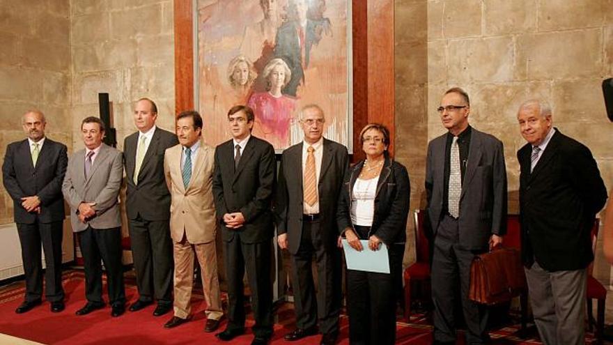 Representantes del Govern y de la Cámara de Comercio se reunieron ayer.