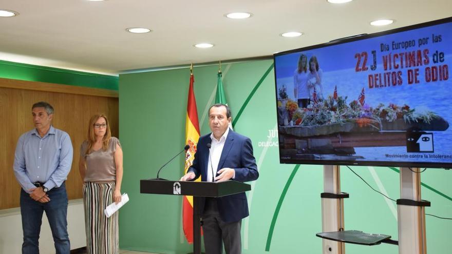 Ruiz Espejo durante la conmemoración del Día de las Víctimas de los Delitos de Odio