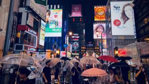 ’City of umbrellas’, una fotografía con la estética de ’Blade Runner’.