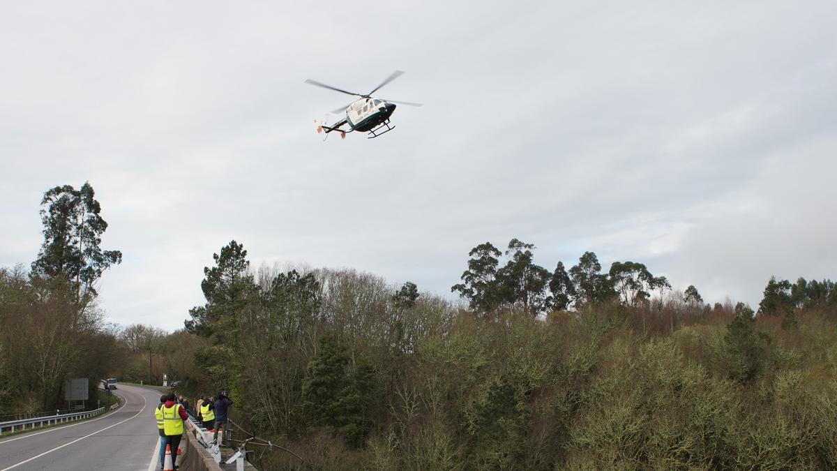 El helicóptero Pesca I localizó este lunes el cuerpo de la séptima víctima mortal.