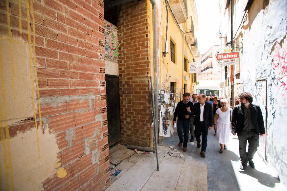 Homenaje a Altamira por el centro de Alicante