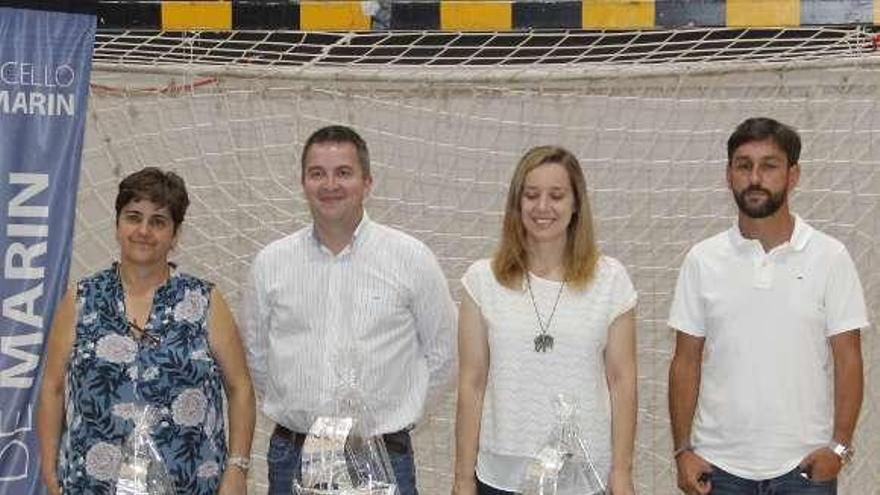 Presentación del torneo en el pabellón de A Raña. // Santos Álvarez