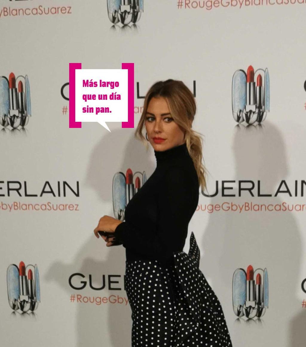Blanca Suárez en el evento de Guerlain