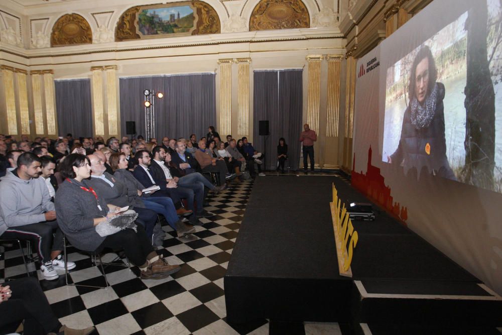 Presentació de Quim Ayats com a alcaldable d''ERC a Girona