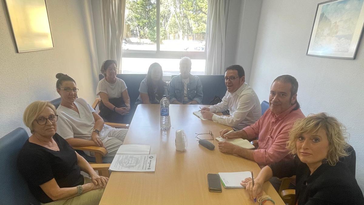 Reunió de Compromís Castelló amb el comité d'empresa de la residència del Pinar.