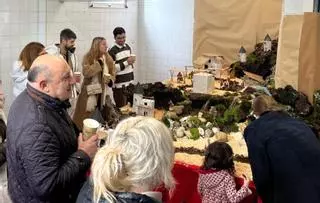 El Concello de Arbo instala un belén en el Mercado Municipal