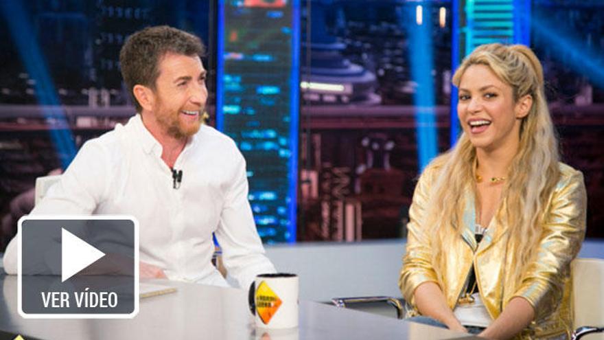 Shakira y Pablo Motos, durante la entrevista