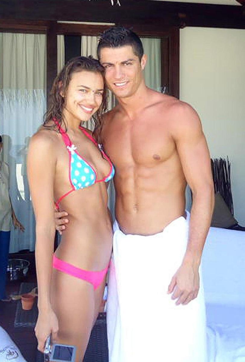 Irina Shayk y Cristiano Ronaldo cuando eran pareja