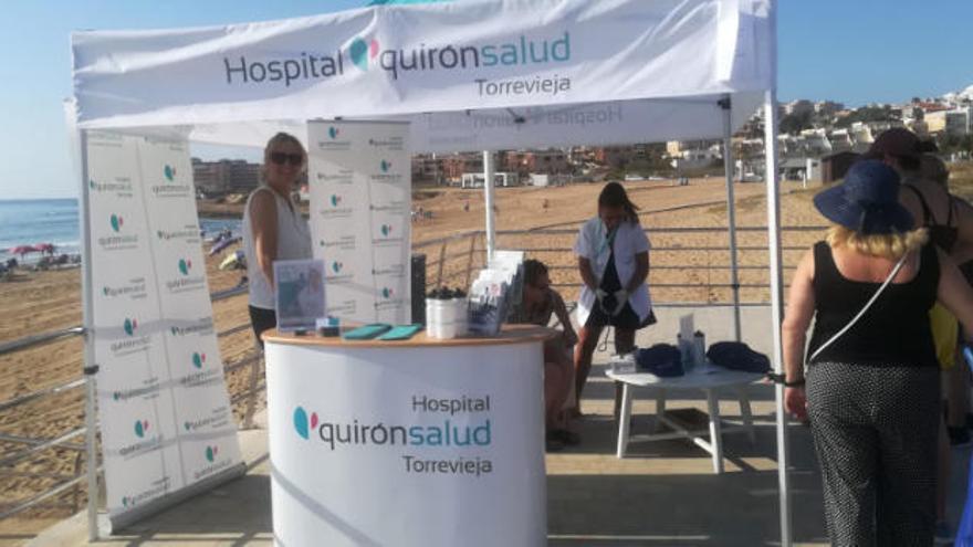 Quirónsalud Torrevieja pone en marcha la Campaña de Prevención Solar 2019 en las playas de La Mata y La Zenia