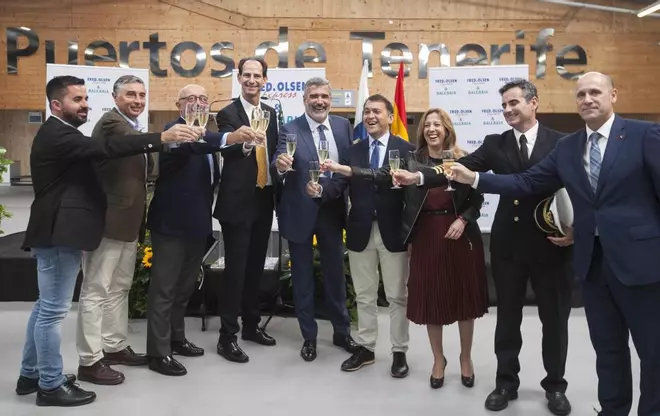 Fred. Olsen y Baleària presentan la nueva ruta con Huelva
