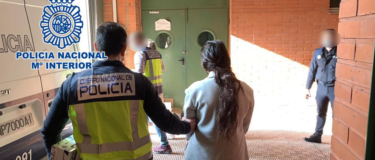 Una de las detenciones de la Policía Nacional tras los robos en viviendas