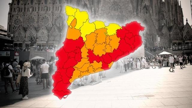 Avisos per calor a Catalunya.