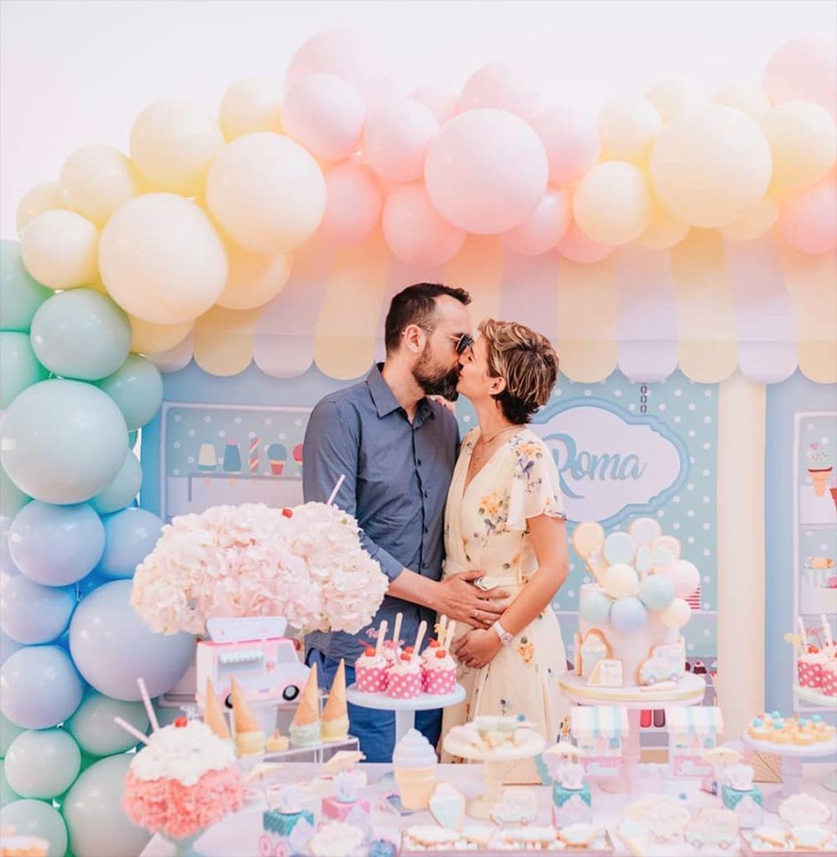 Laura Escanes y Risto Mejide celebran la 'babyshower' de Roma