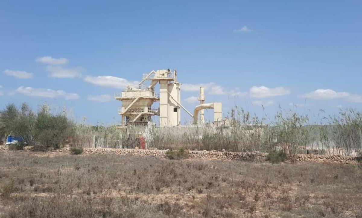 Imagen general de la planta asfáltica.