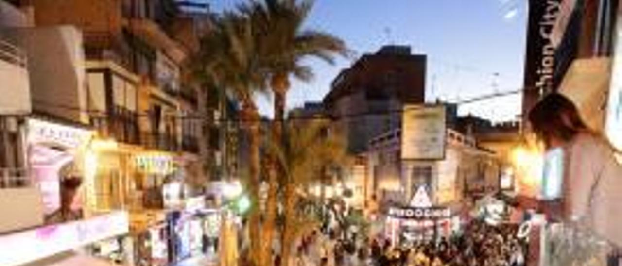 Protesta educativa en Benidorm.