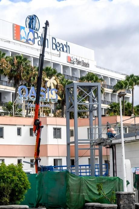 OBRAS ILEGALES CERCA DE LA CHARCA DE MASPALOMAS