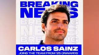 Carlos Sainz: "Estoy 100% comprometido y seguro de que Williams es el lugar adecuado para pasar mis próximos años"
