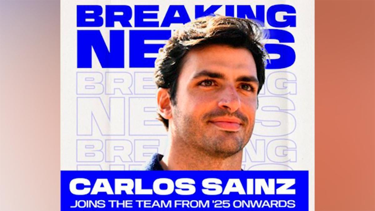 Carlos Sainz: Estoy 100% comprometido y seguro de que Williams es el lugar adecuado para pasar mis próximos años