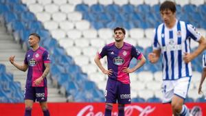 Kike Pérez, tras encajar el Valladolid uno de los cuatro goles en Anoeta.