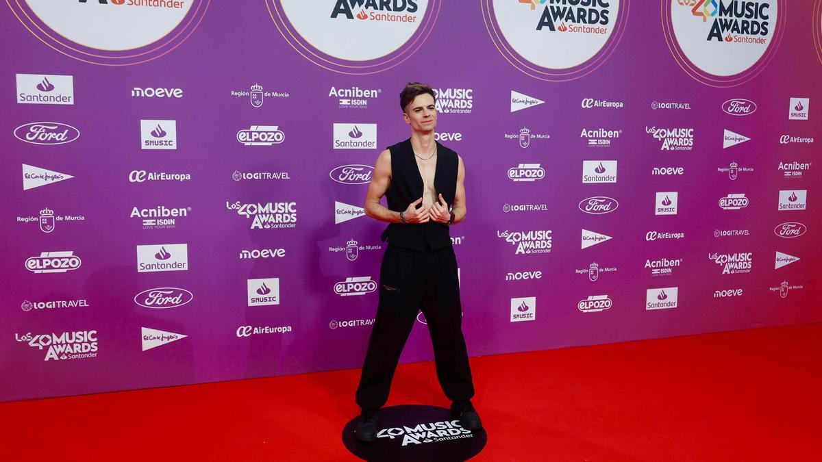 La alfombra roja de los 40 Music Awards en el Roig Arena de Valencia