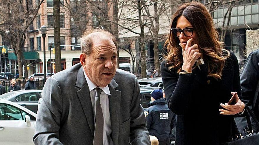 Weinstein entra al juzgado en enero.