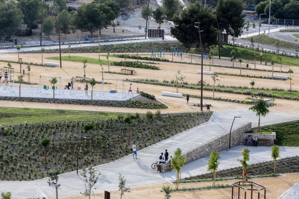 Así es el nuevo parque del barrio de Foietes en Benidorm