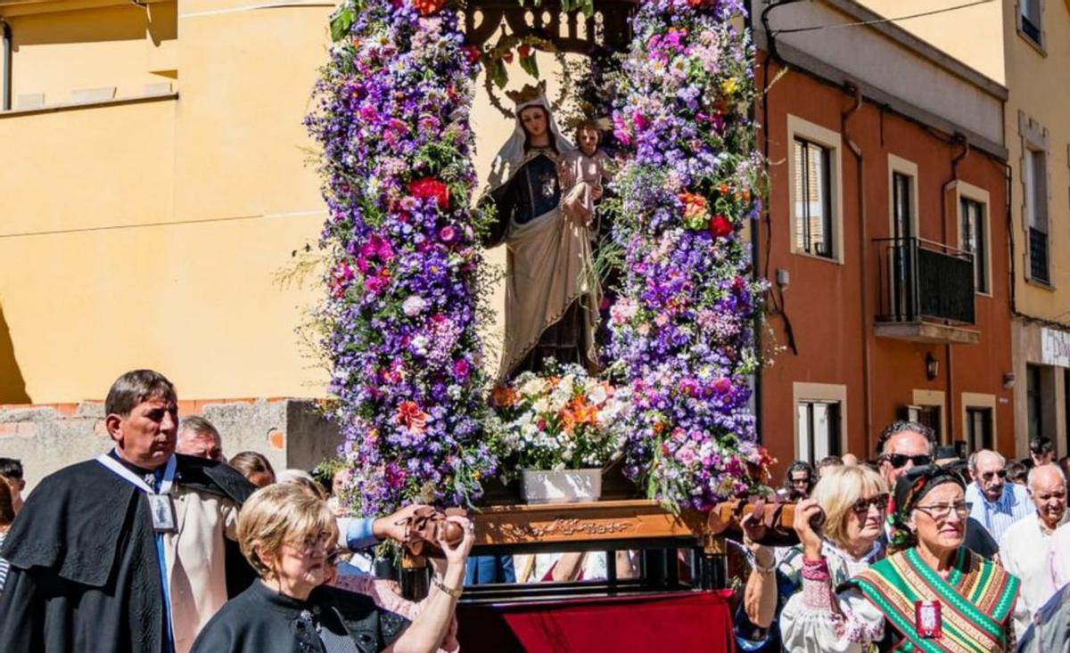 Procesión de la Virgen del Carmen en septiembre de 2024. | CH. S.