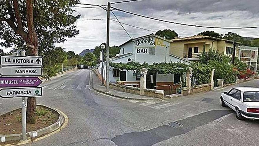 Imagen del cruce desde donde se accede a Manresa y a Bonaire.