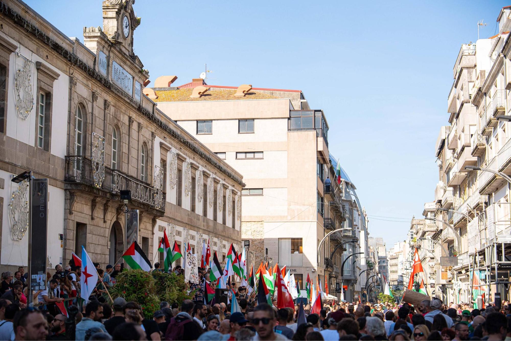 Vigo continúa en pie contra el genocidio de Israel sobre Palestina