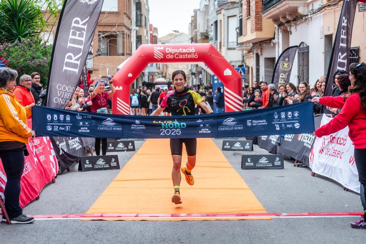 Anna Martínez, ganadora Marxa a Peu per Borriol.